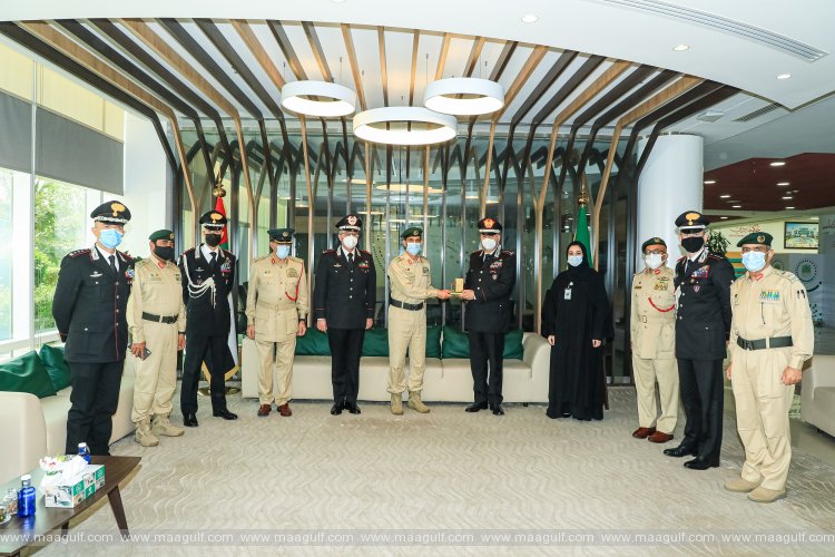 Dubai Police receives Delegation from Italian Law Enforcement